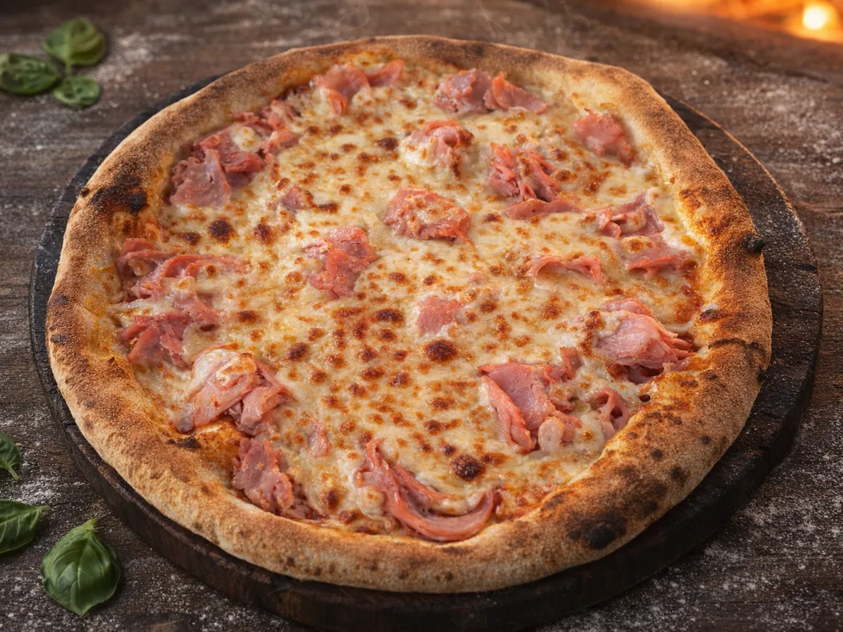 Pizza Duchesse - tomate, jambon, mozza