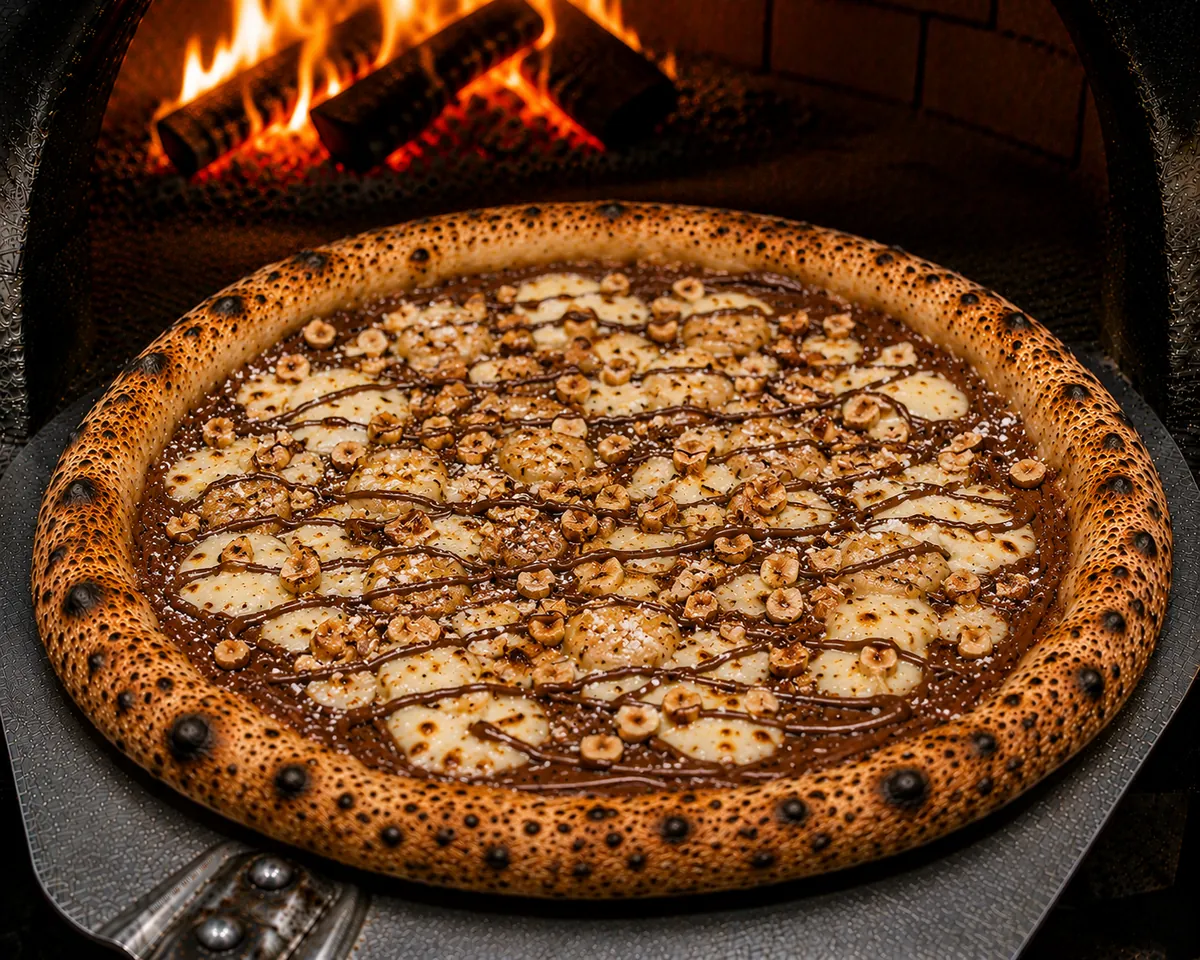 Pizza La Nut' - Nutella, sucre glace